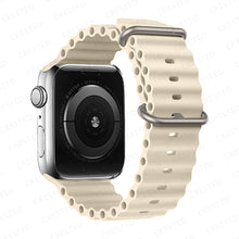 Load image into Gallery viewer, Ocean for Apple watch band 49mm 44mm 40mm 45mm 41mm 42mm 38mm correa silicone bracelet iWatch series 7 6 4 5 3 se Ultra 8 Strap
