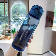 Load image into Gallery viewer, Water Bottle Sport for Adults and Children, Men Women Transparent Water Bottle Made of Edible-grade Plastic.
