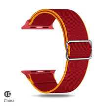 Load image into Gallery viewer, Nylon Strap for Apple watch band 44mm 40mm 38mm 42mm ultra 49mm SOLO LOOP bracelet correa iwatch series 7 SE 6 5 4 8 45mm 41mm
