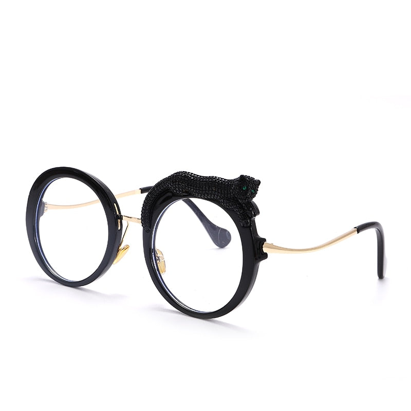 JASPER Retro Round Frame Anti Blue Light Glasses Women New Trends Optical Prescription Eyeglasses Frame Fashion Accessories