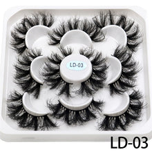 Load image into Gallery viewer, New 5Pairs 15-25mm 3D Mink Lashes Natural False Eyelashes,Extension eyelashes

