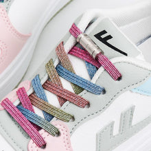 Load image into Gallery viewer, Rainbow Elastic Laces Sneaker No Tie Shoe laces New Capsule Lock Shoelaces without ties Kids Adult Quick Flat Shoelace for Shoes

