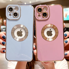 Load image into Gallery viewer, Luxury Soft Electroplated Phone Case For iPhone 11 12 13 14. Hollow Out Silicone Cases Cover
