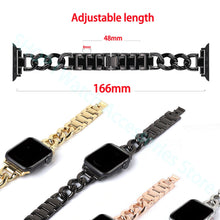 Load image into Gallery viewer, Stainless Steel Strap for Apple Watch 6 4 Se 7 Band 44mm 42mm 45mm 38/41 for Apple Watch Series 5 40mm Strap Band Bracelet Belt
