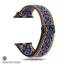 Load image into Gallery viewer, Nylon Strap for Apple watch band 44mm 40mm 38mm 42mm ultra 49mm SOLO LOOP bracelet correa iwatch series 7 SE 6 5 4 8 45mm 41mm
