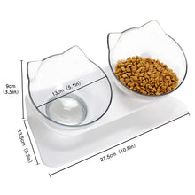 Load image into Gallery viewer, Non-slip Cat Bowl Double Pet Bowls With Raised Stand High Foot Pet Food and Water Bowls For Cats Dogs Feeders Bowl Pet Supplies
