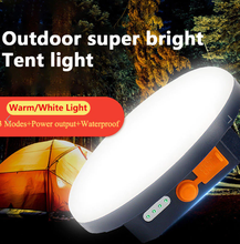 Load image into Gallery viewer, ZK30 9900mAh LED Tent Light Rechargeable Lantern Portable Emergency Night Market Light Outdoor Camping Bulb Lamp Flashlight Home
