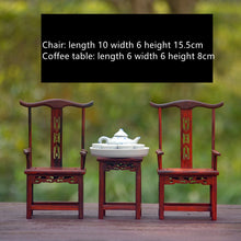 Load image into Gallery viewer, Red Rosewood Miniature Furniture Model
