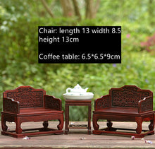 Load image into Gallery viewer, Red Rosewood Miniature Furniture Model
