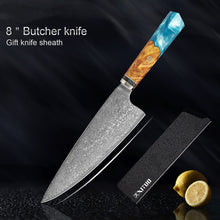 Load image into Gallery viewer, Damascus Stainless Steel Kitchen Knife

