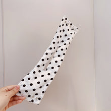 Load image into Gallery viewer, Women Elegant Solid Print Bun DIY Hairstyle Making Hold Long Tools Bow Headband Hairbands Fashion Hair Accessories
