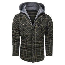 Load image into Gallery viewer, Men Warm Jacket Fleece Thick Autumn Winter Detachable Hoodies Jackets Men Slim Fit Men Clothing
