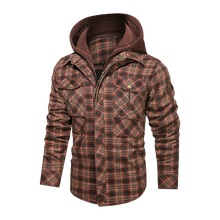 Load image into Gallery viewer, Men Warm Jacket Fleece Thick Autumn Winter Detachable Hoodies Jackets Men Slim Fit Men Clothing
