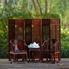 Load image into Gallery viewer, Red Rosewood Miniature Furniture Model

