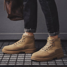 Load image into Gallery viewer, Men&#39;s Martin Boots All-match Tooling Trendy Shoes British Style High Top
