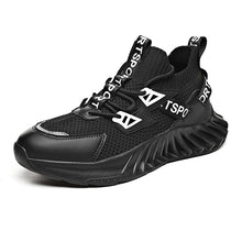 Load image into Gallery viewer, Front Lace Round Head Flying Thread Knitted Fashion Casual Spot Men&#39;s Daily Low-top Sneakers
