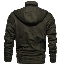 Load image into Gallery viewer, Men Winter Fleece Jacket Warm Hooded Coat Thermal Thick Outerwear Male Military Jacket
