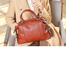 Load image into Gallery viewer, European And American Leather Top Layer Cowhide Bag For Ladies
