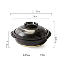 Load image into Gallery viewer, Stew Pot Soup Household Ceramic Gas Clay Pot Rice Casserole

