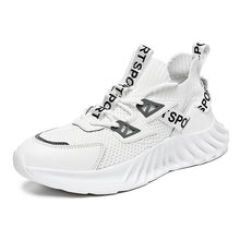 Load image into Gallery viewer, Front Lace Round Head Flying Thread Knitted Fashion Casual Spot Men&#39;s Daily Low-top Sneakers

