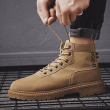 Load image into Gallery viewer, Men&#39;s Martin Boots All-match Tooling Trendy Shoes British Style High Top
